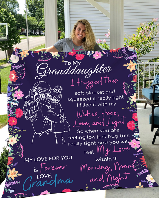 Grandma Sweet Words Blanket