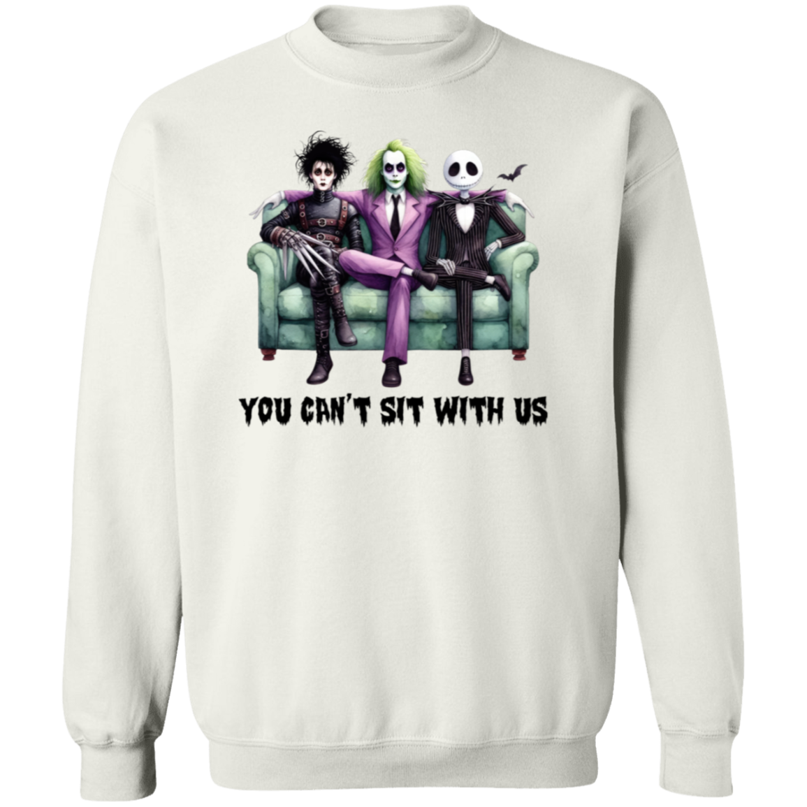 You Can't Sit With Us Halloween Shirt| Beetlejuice Sweatshirt