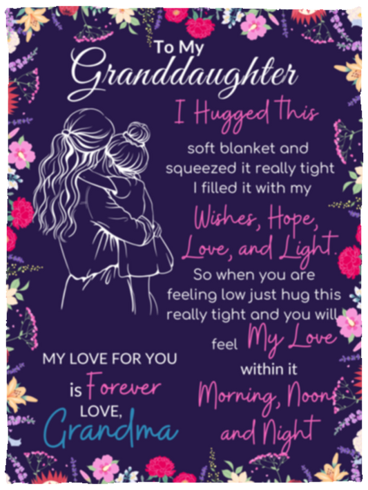 Grandma Sweet Words Blanket