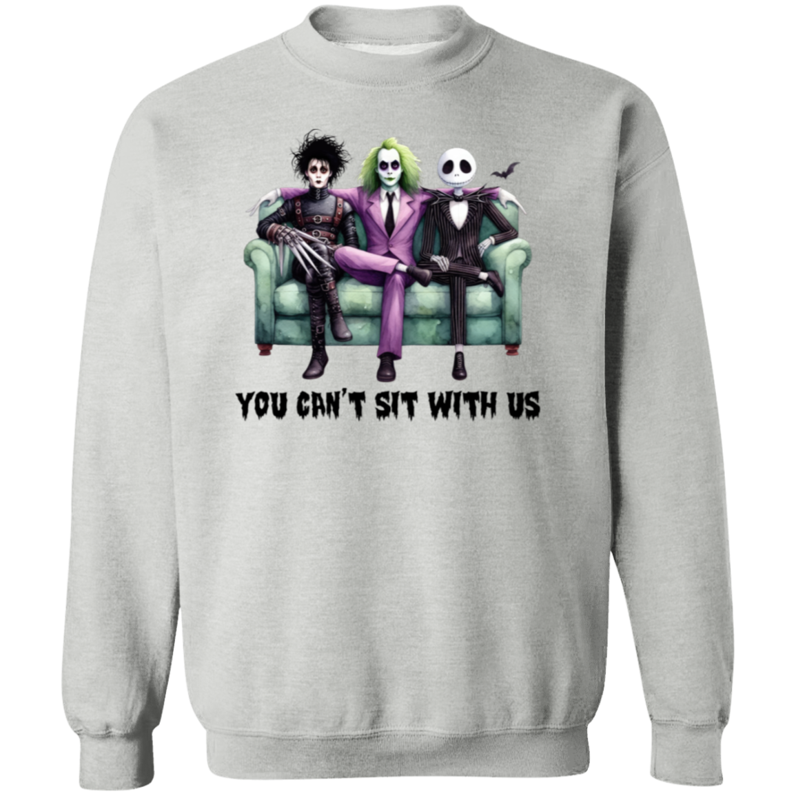 You Can't Sit With Us Halloween Shirt| Beetlejuice Sweatshirt