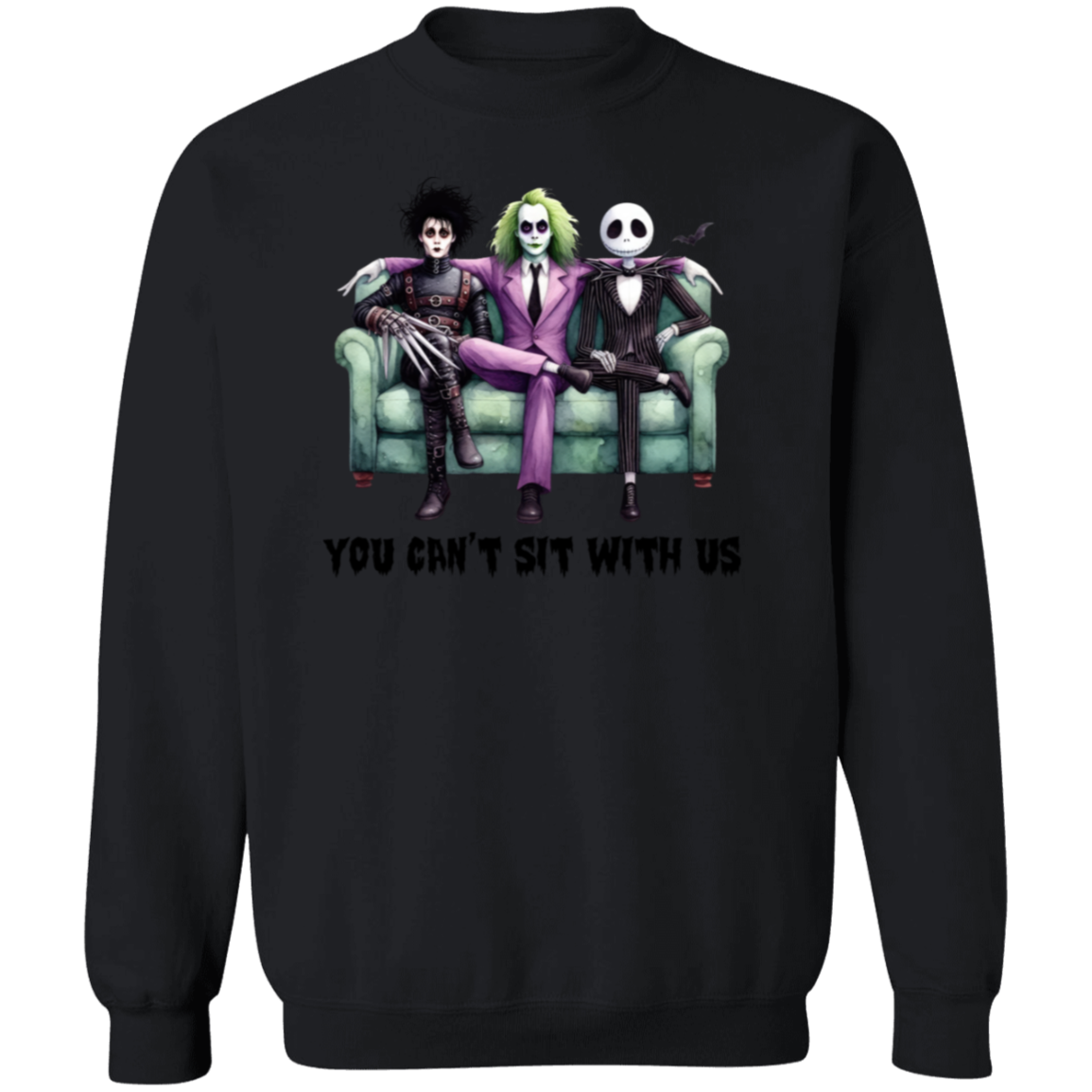 You Can't Sit With Us Halloween Shirt| Beetlejuice Sweatshirt