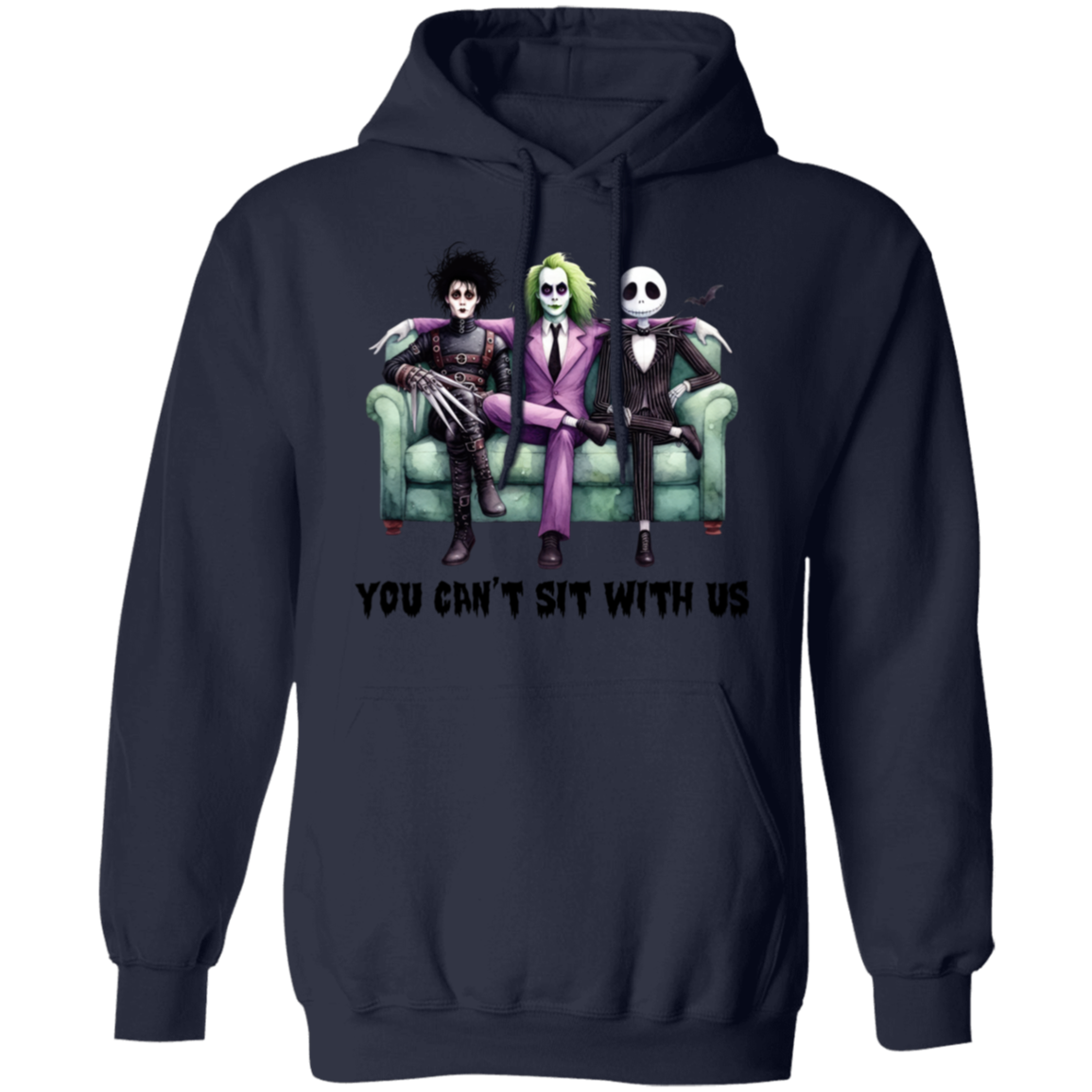 You Can't Sit With Us Halloween Shirt| Beetlejuice Sweatshirt