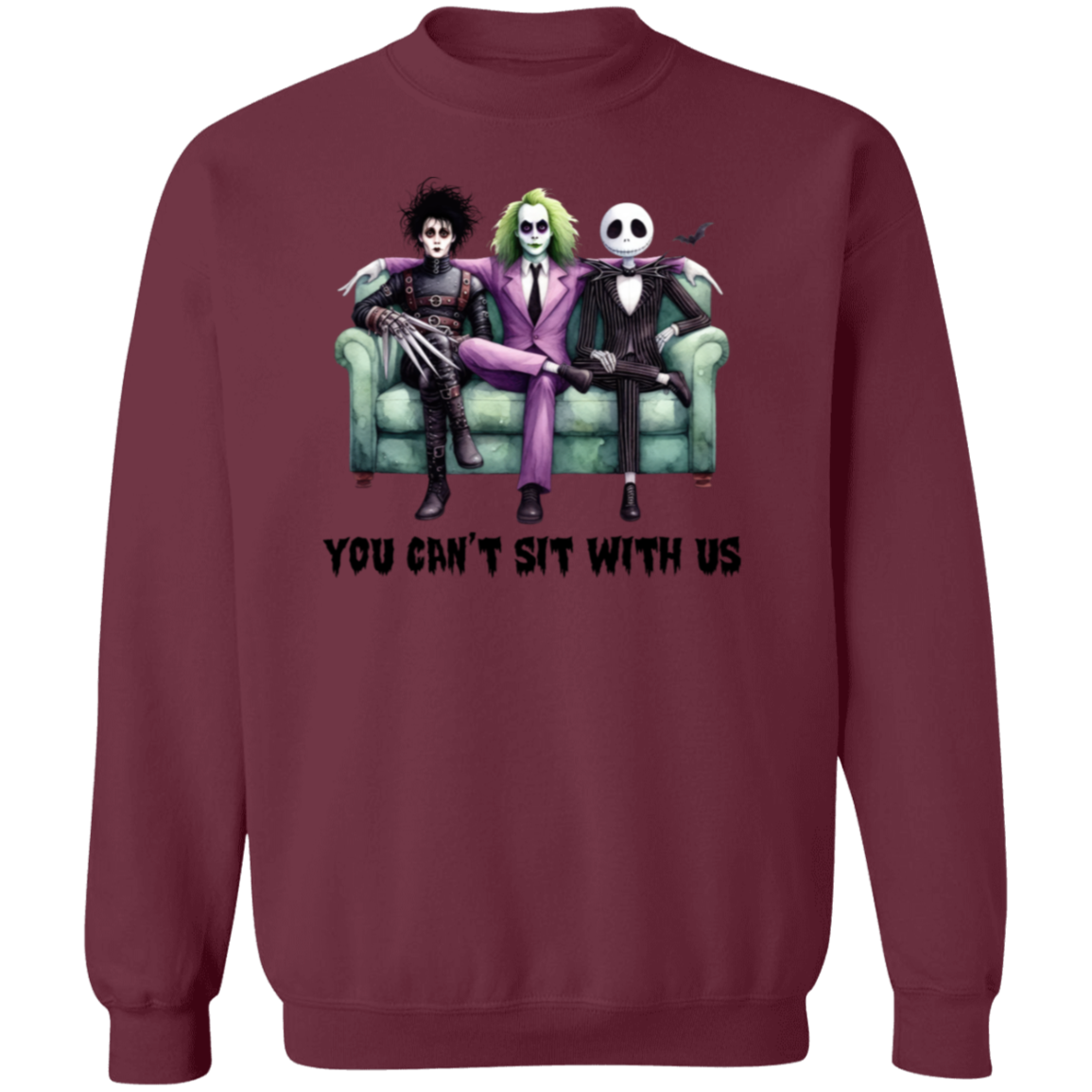 You Can't Sit With Us Halloween Shirt| Beetlejuice Sweatshirt