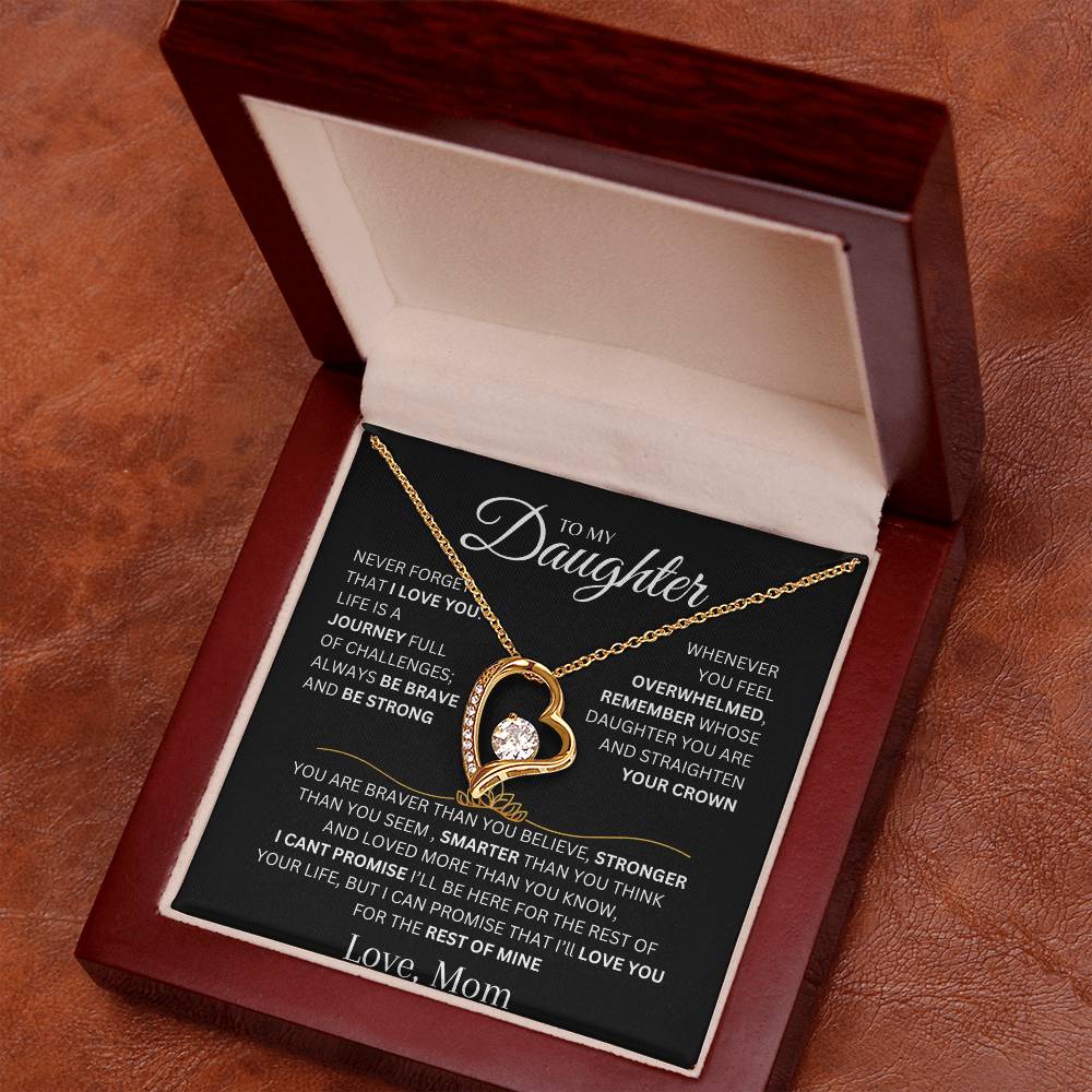 To My Daughter, Forever Love Necklace