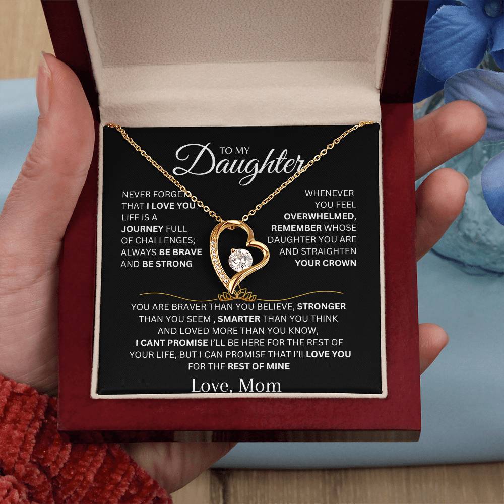 To My Daughter, Forever Love Necklace