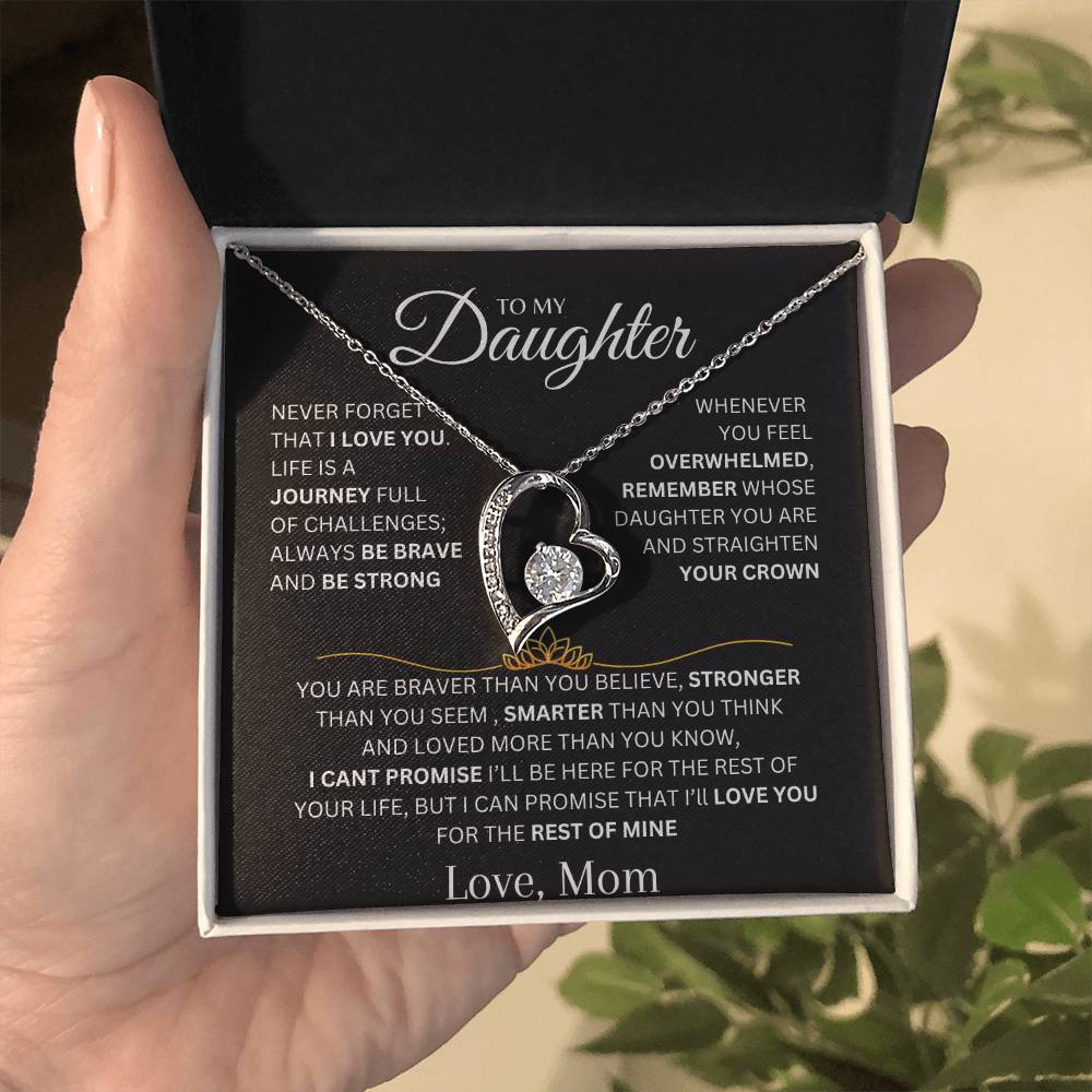 To My Daughter, Forever Love Necklace